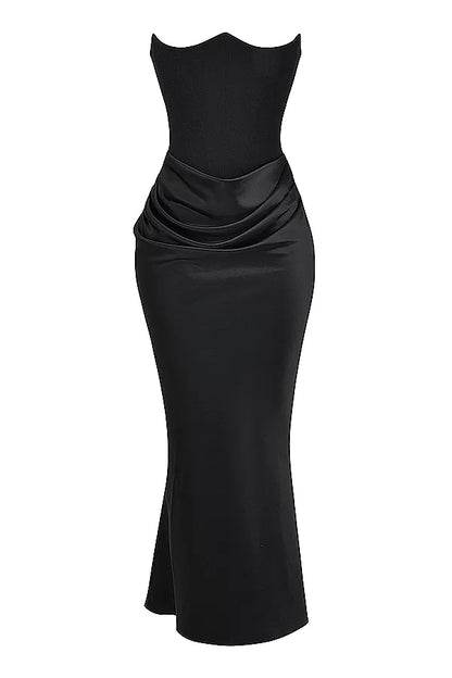 Victoria Noir | Chic Black Wedding Guest Dress