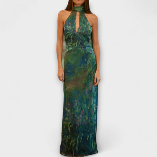 Maisie Monet Iris Print Maxi Dress for Summer Events