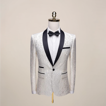 Men's Slim Fit Tuxedo Blazer for Formal Occasions