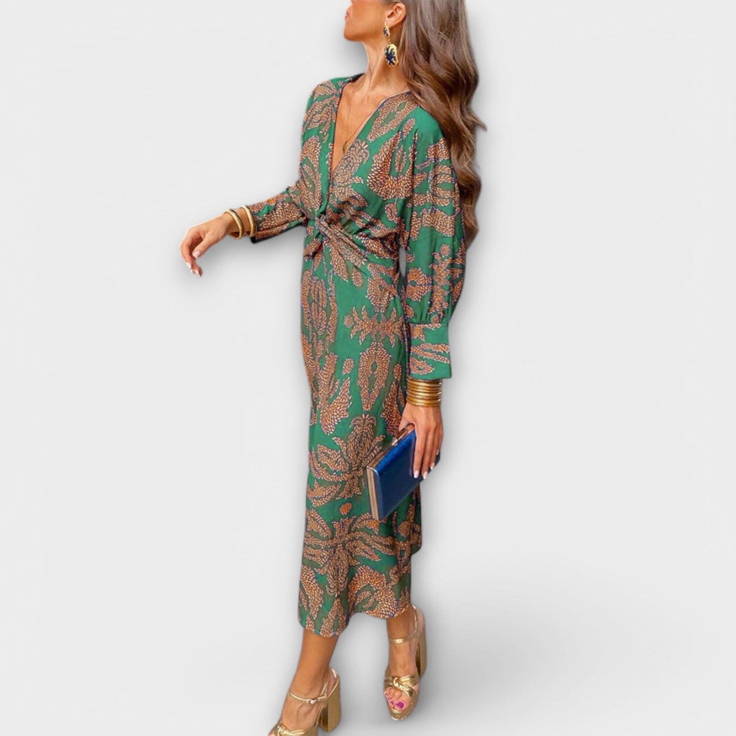 Oriana - Chic Long Sleeve Dress for Any Occasion