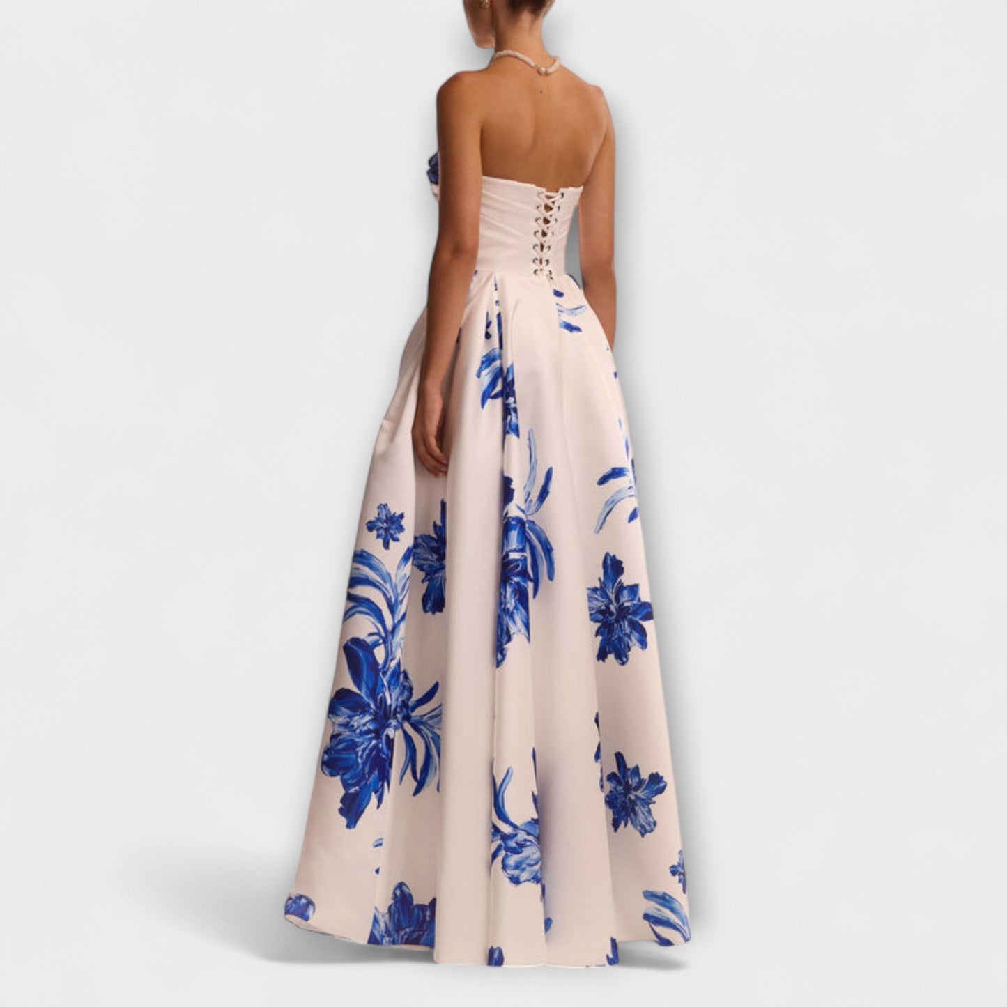 Rosalie - Floral Off-Shoulder Prom Dress