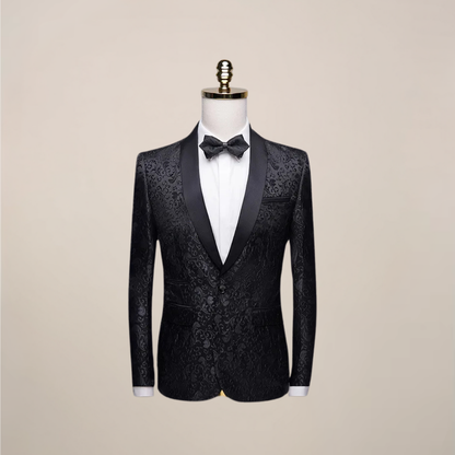Men's Slim Fit Tuxedo Blazer for Formal Occasions