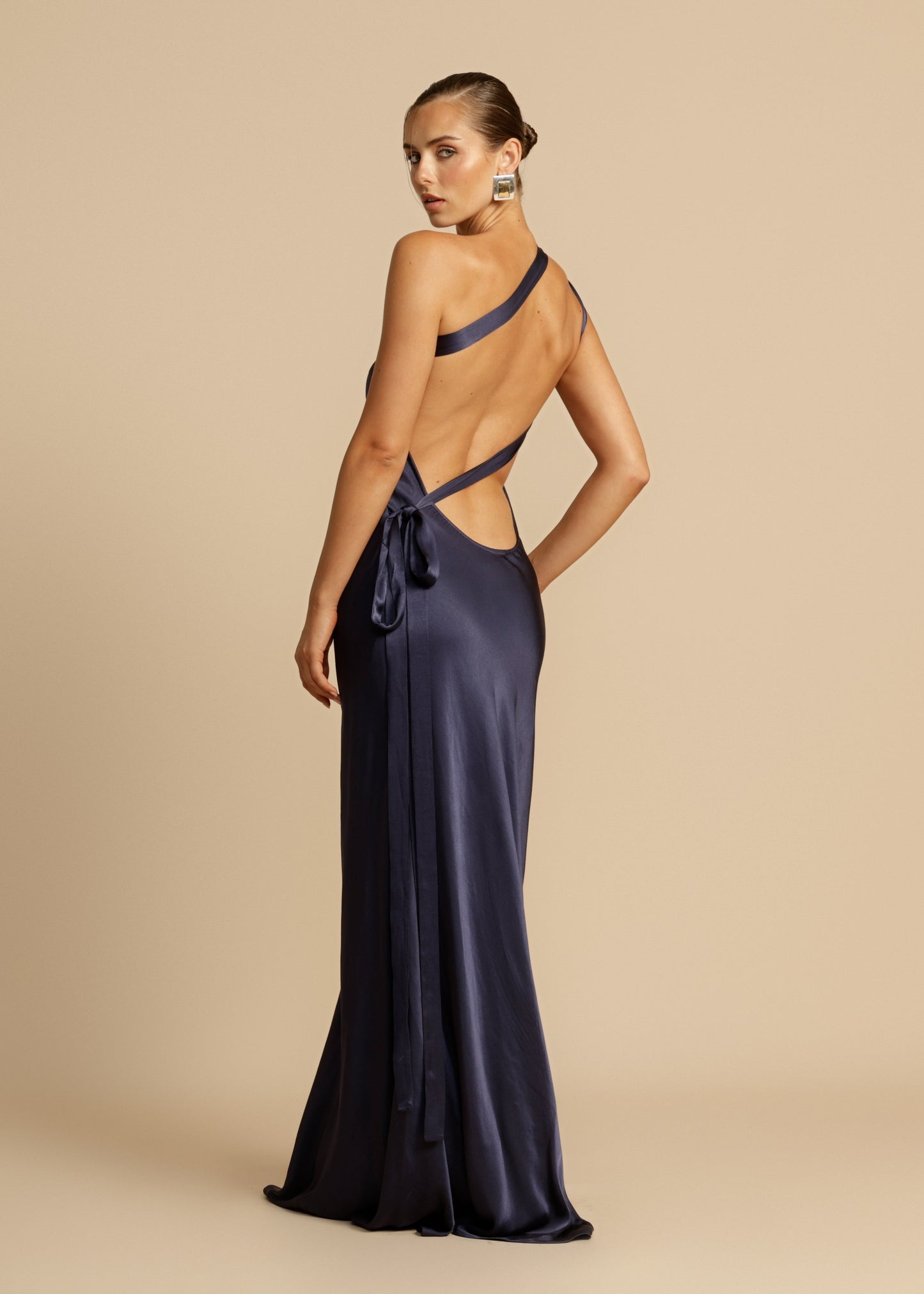 Wedding Guest Dress | One-Shoulder Maxi