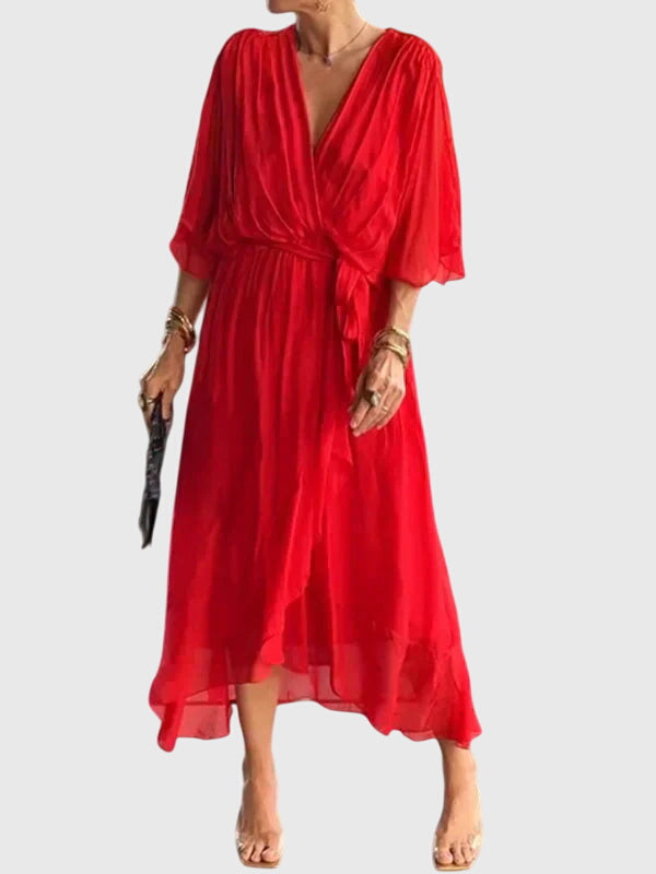 Bethany | Chic Evening Dress in Soft Fabric