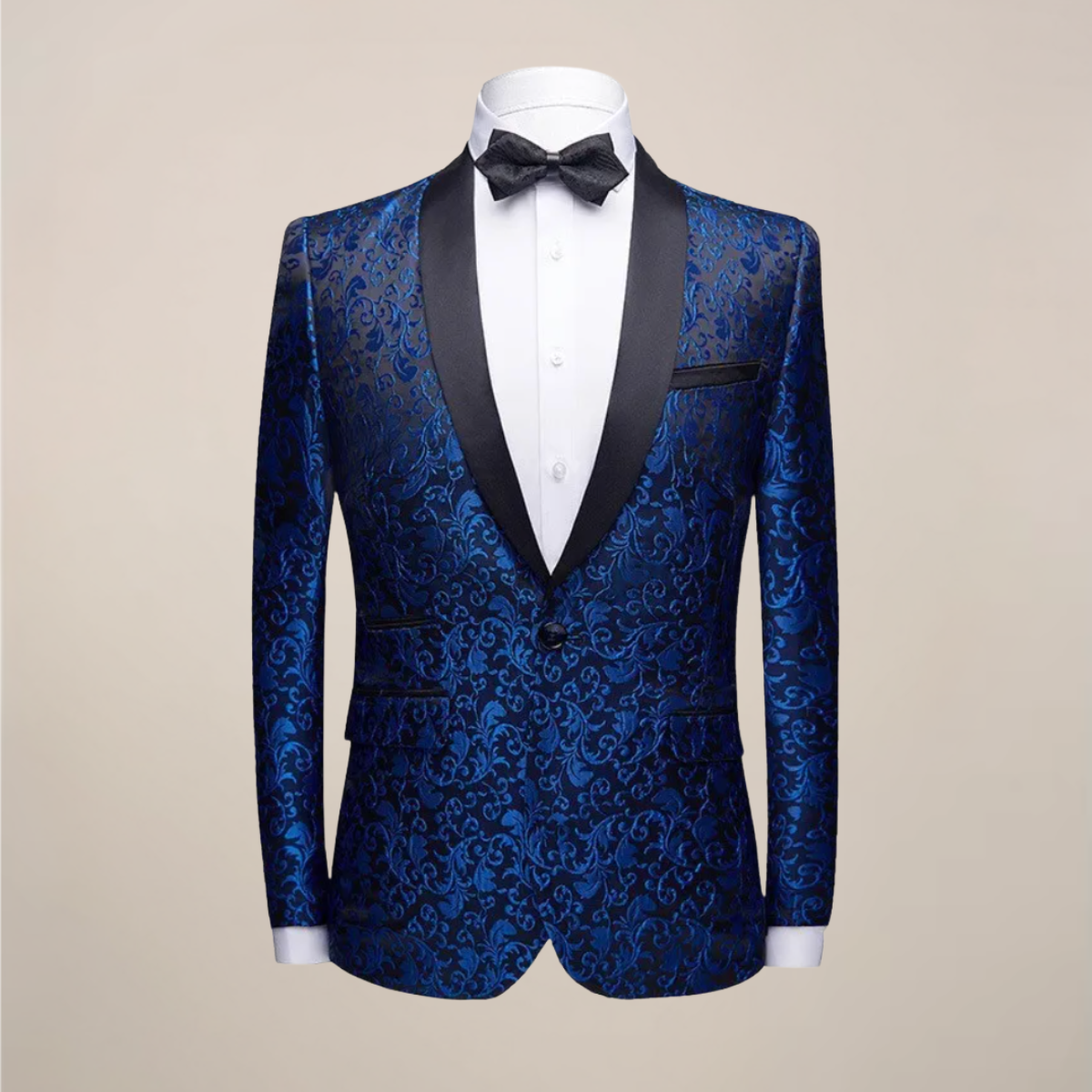 Men's Slim Fit Tuxedo Blazer for Formal Occasions