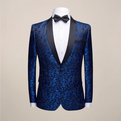 Men's Slim Fit Tuxedo Blazer for Formal Occasions