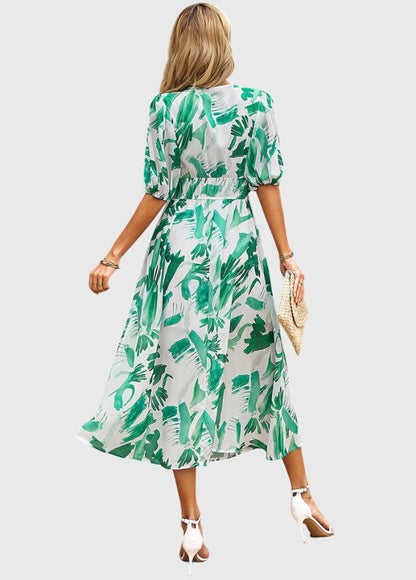 Chic Floral Midi Dress for Any Occasion