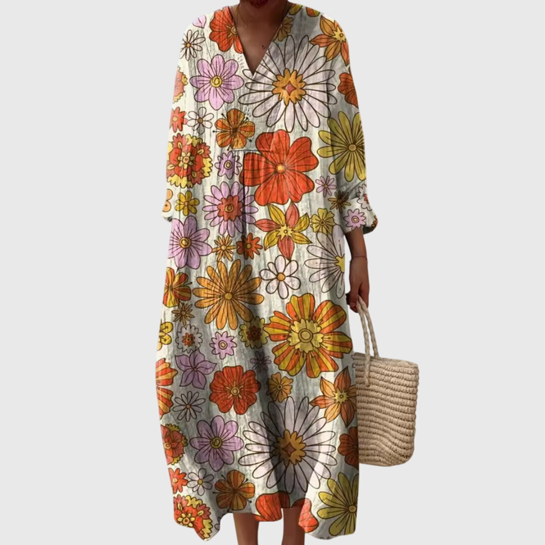 Stephanie™ | Chic Geometric Print Dress for Every Occasion