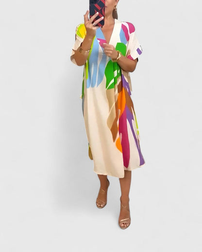 Cymarie | Chic Fabric Dress for Any Occasion