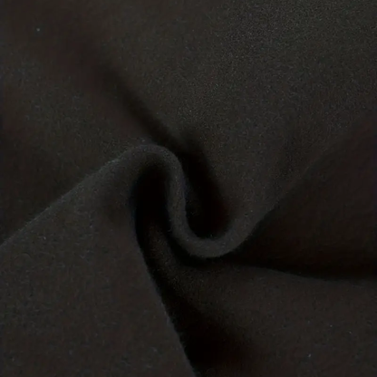 Men's Black Long Overcoat - Stylish Single-Breasted Coat for Winter Events