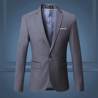 Men's Classic Blazer Jacket for Formal Events