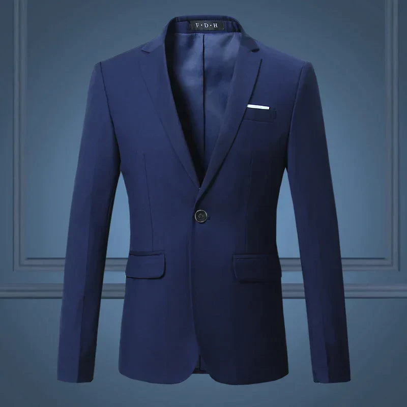 Men's Classic Blazer Jacket for Formal Events