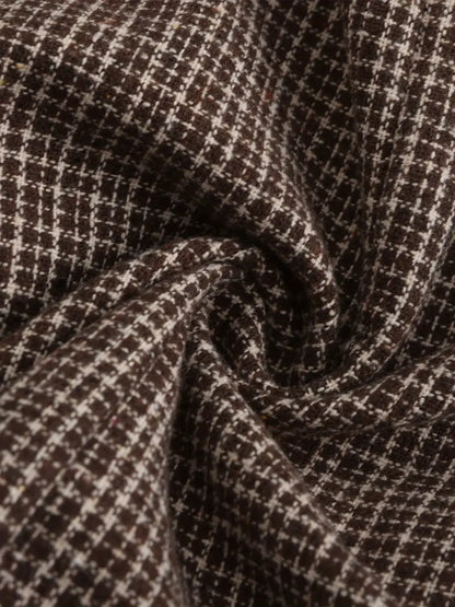 Men’s Slim Fit Check Blazer for Smart Casual Events