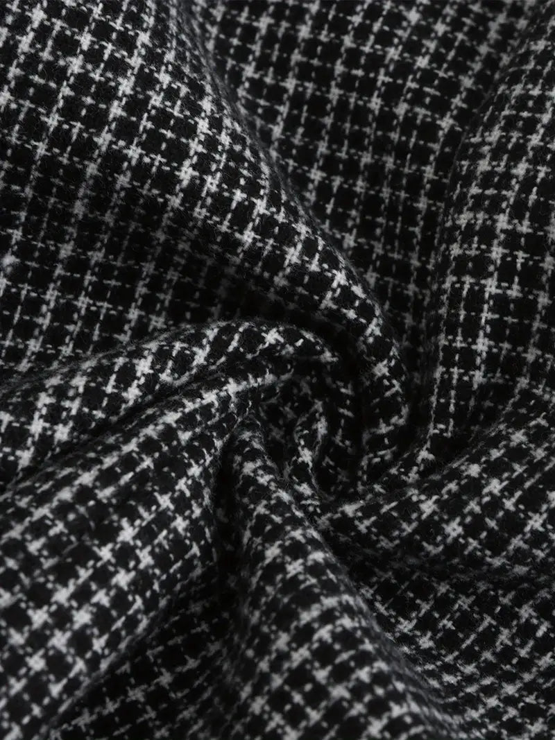 Men’s Slim Fit Check Blazer for Smart Casual Events