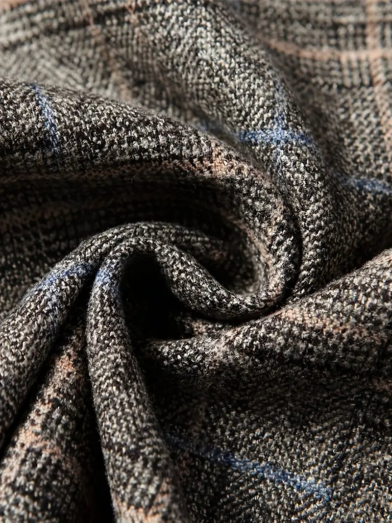 Men's Checked Blazer Jacket - Heritage Style for Business and Smart Events