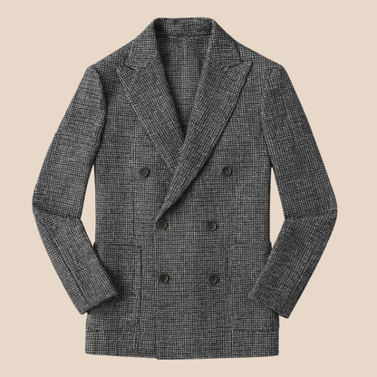 Men's Checked Blazer for Stylish Events