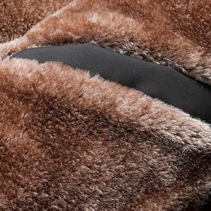 Men's Fleece-Lined Zip-Up Jacket for Winter and Everyday Style