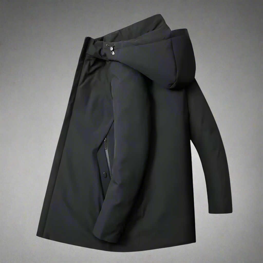 Men’s Hooded Winter Jacket - Stylish Insulated Outerwear