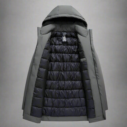 Men’s Hooded Winter Jacket - Stylish Insulated Outerwear