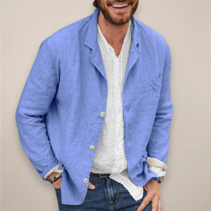 Men’s Linen Blazer Jacket – Effortless Chic for Any Occasion
