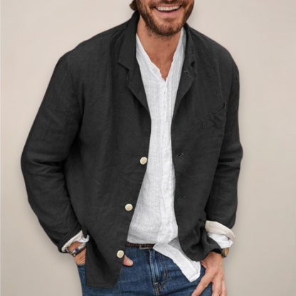Men’s Linen Blazer Jacket – Effortless Chic for Any Occasion