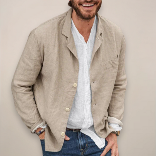 Men’s Linen Blazer Jacket – Effortless Chic for Any Occasion