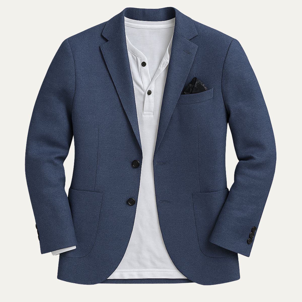Men's Linen Blazer Jacket for Smart Casual Events