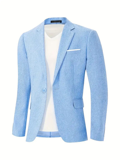 Men’s Vintage Style Blazer for Smart-Casual Events