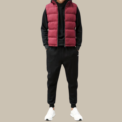Men’s Insulated Zip Gilet for Smart Casual Wear