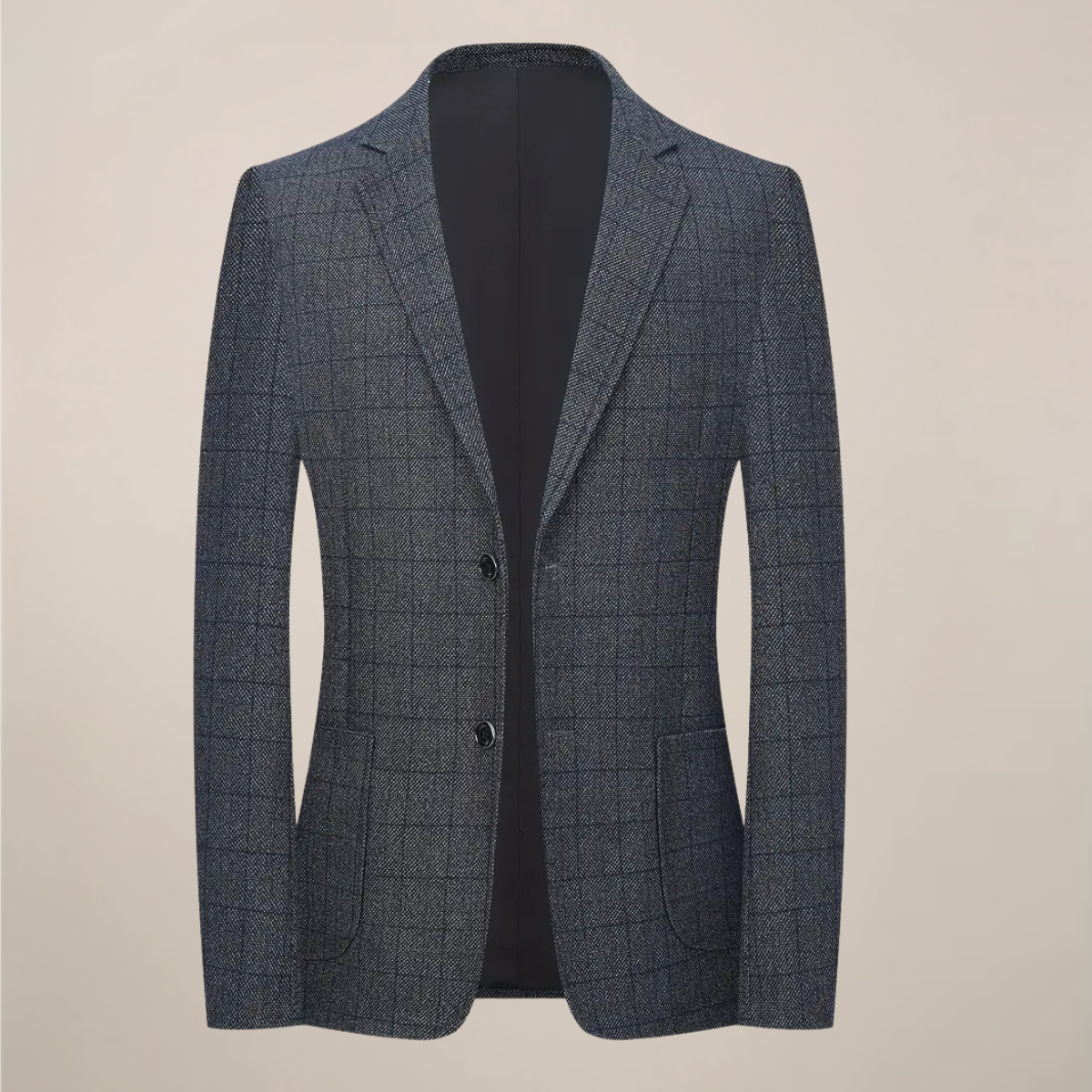 Men's Plaid Blazer - Stylish Check Jacket for Formal and Casual Events