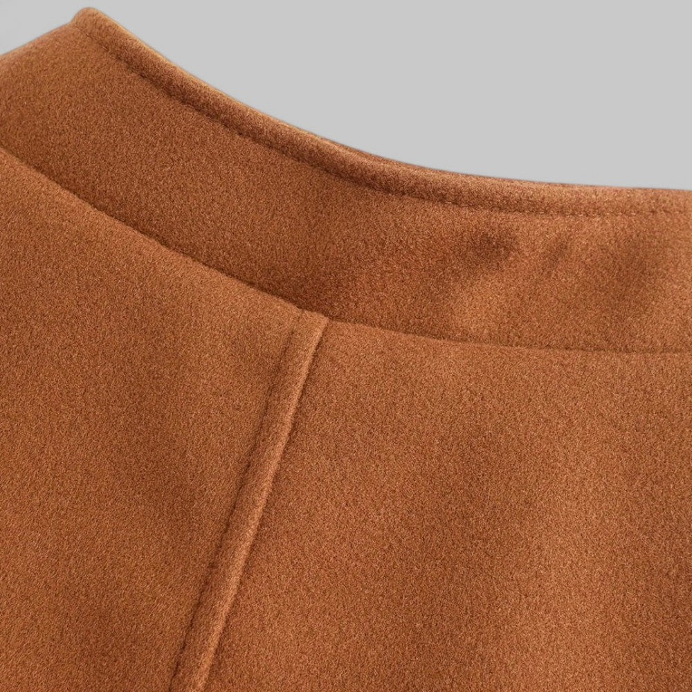 Men's Minimalist Button Winter Coat for Smart Casual Wear