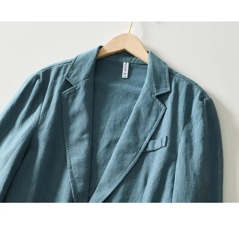 Men's Linen Blazer for Smart-Casual Events