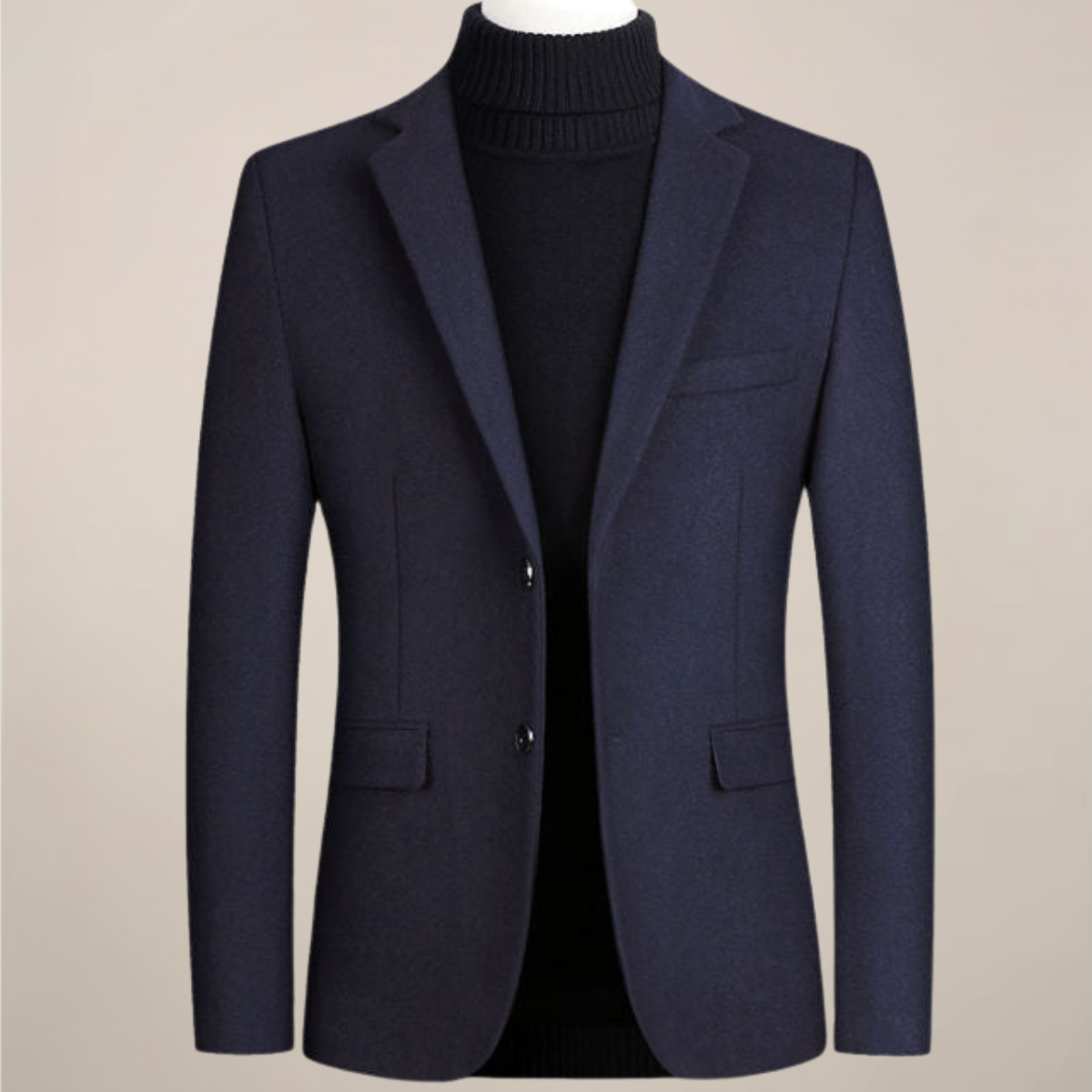 Men’s Smart Casual Blazer – Stylish Two-Button Jacket for Any Occasion