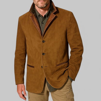 Men's Vintage Jacket - Classic Autumn Outdoor Wear