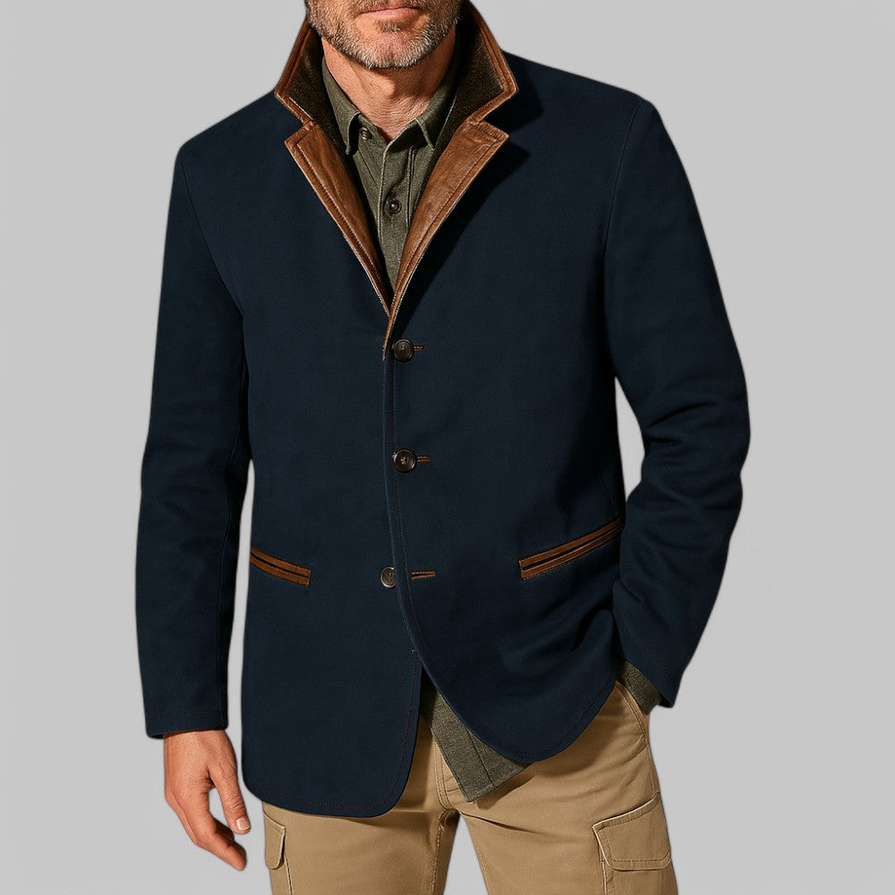 Men's Vintage Jacket - Classic Autumn Outdoor Wear