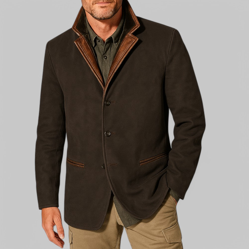 Men's Vintage Jacket - Classic Autumn Outdoor Wear