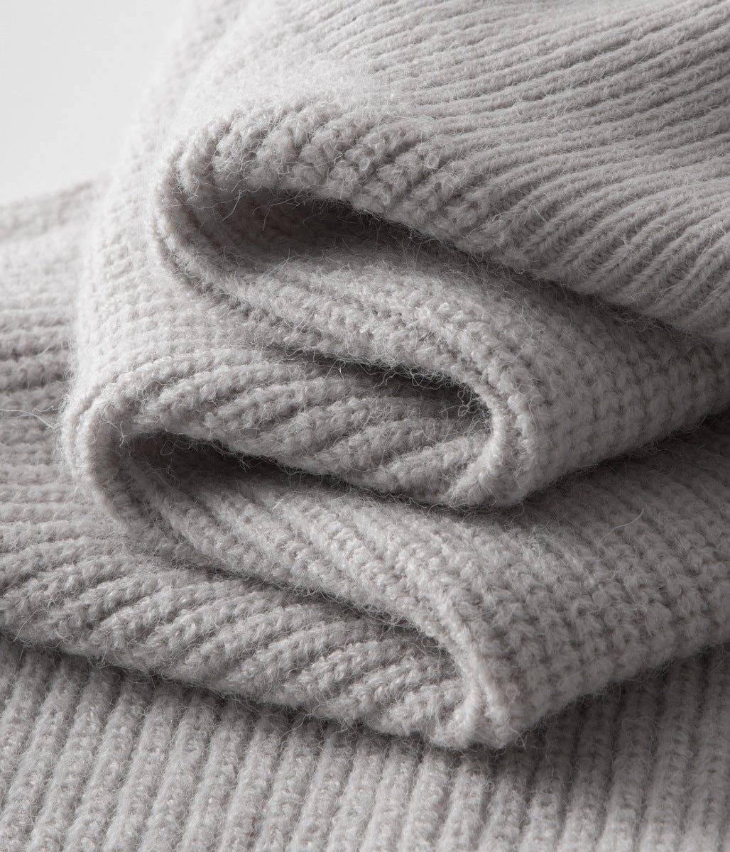 Men's Ribbed Funnel Neck Zip Cardigan for All Occasions