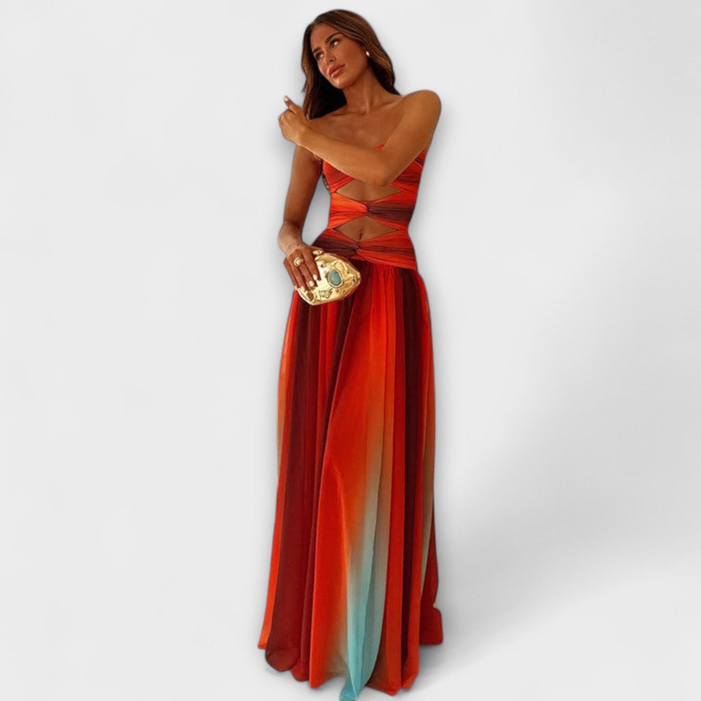 Chic Strapless Maxi Dress for Any Occasion