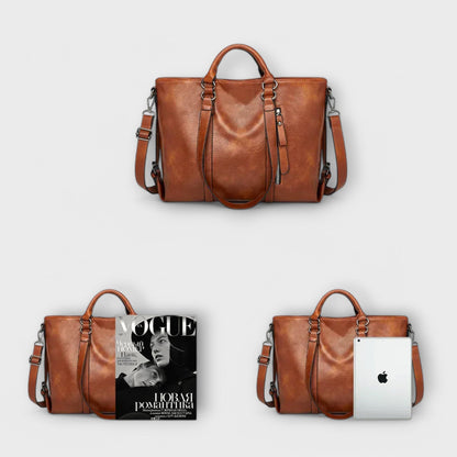 Olivia - Spacious Vegan Leather Handbag for Everyday Use