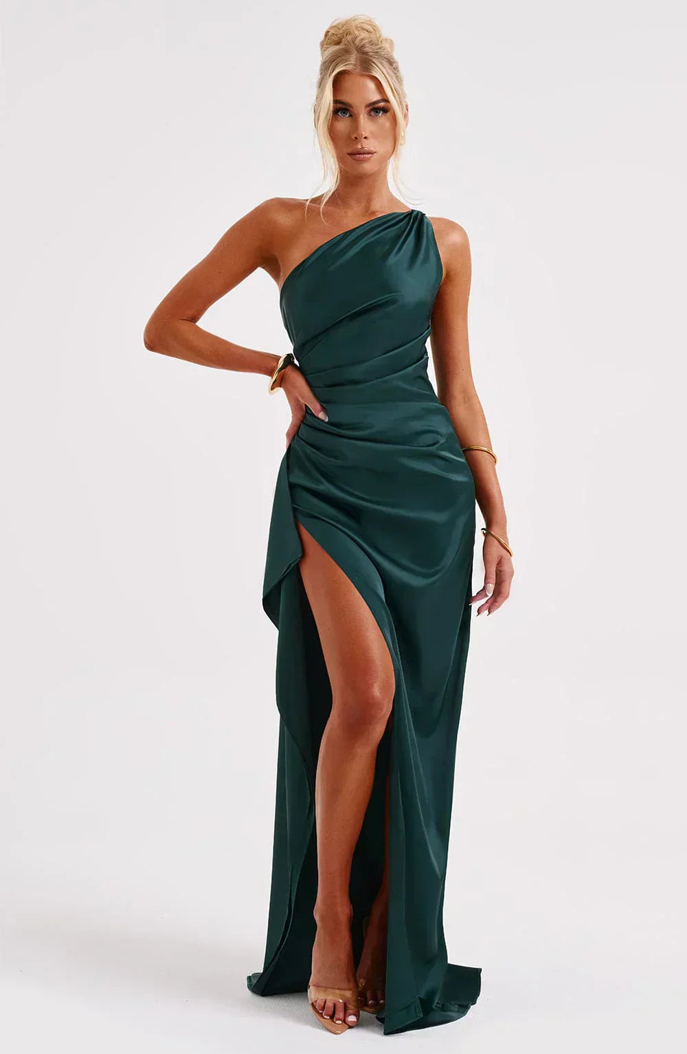 Chic Asymmetric Maxi Dress for Evening Wear