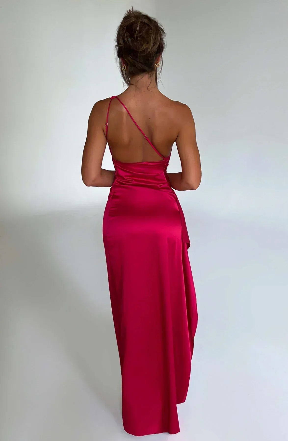 Chic Asymmetric Maxi Dress for Evening Wear