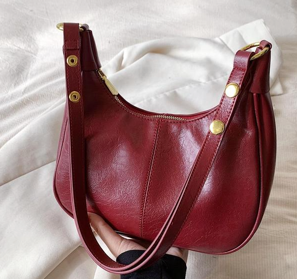 Chic Zip Top Hobo Bag with Adjustable Strap