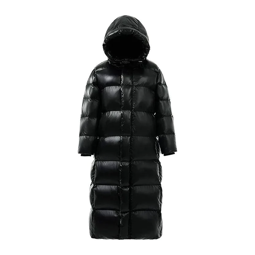 Maxi Quilted Hooded Winter Jacket for Women