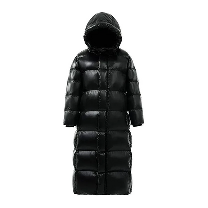 Maxi Quilted Hooded Winter Jacket for Women