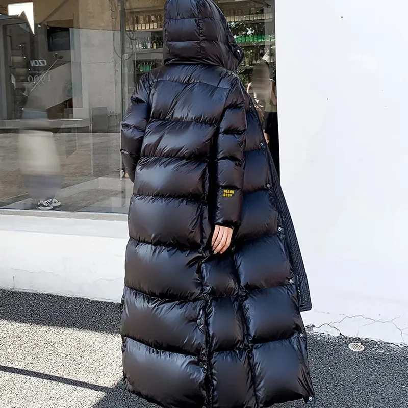 Maxi Quilted Hooded Winter Jacket for Women