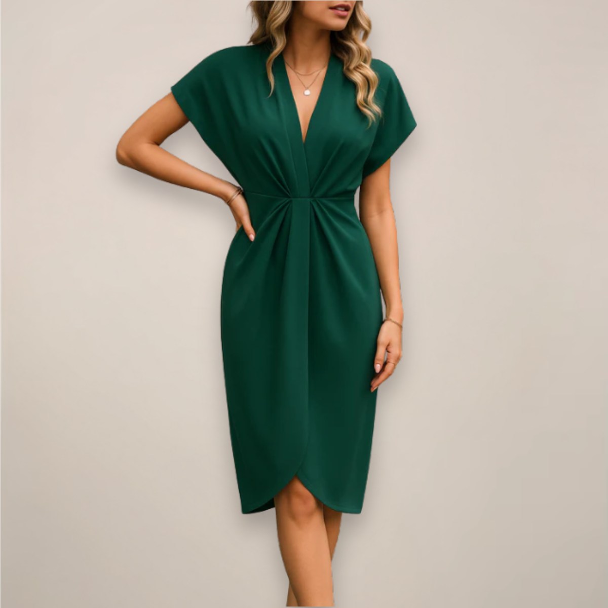 Chic Midi Wrap Dress for Every Occasion