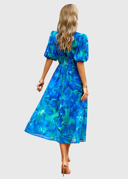 Chic Floral Midi Dress for Any Occasion