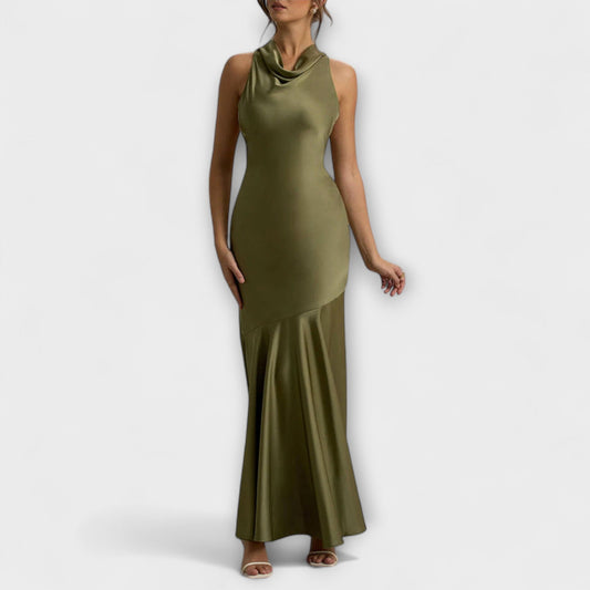 Satin Maxi Dress for Special Occasions