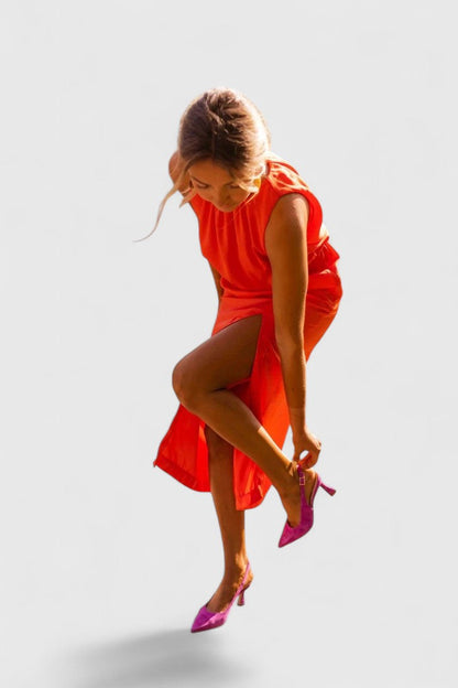 Theonae™ | Chic Midi Dress for Any Occasion